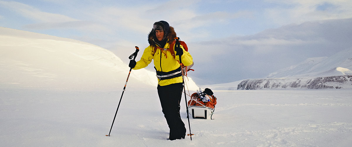 Evelyne Binsack bricht auf zu ihrer Expedition an den Nordpol